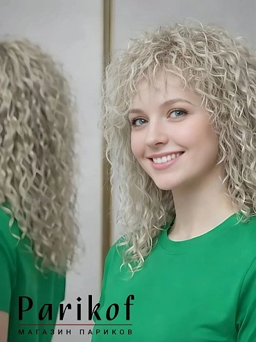 Парик из термоволокна Kasandra termo ice blond купить в Москве фото 7