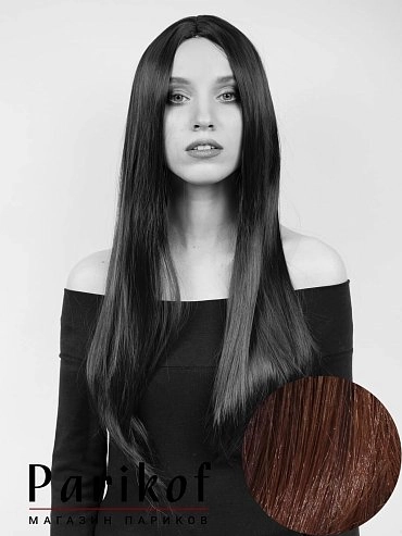 Парик из термоволокна Split dark brown купить в Москве фото 1