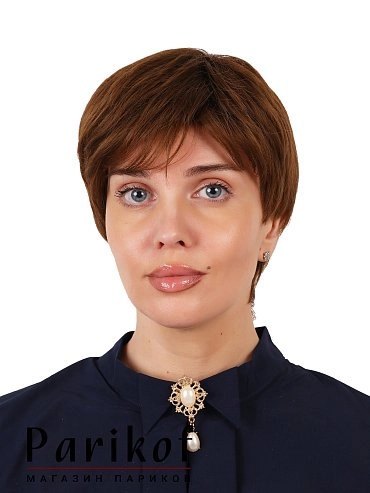 Парик из термоволокна Etna ginger brown купить в Москве фото 1