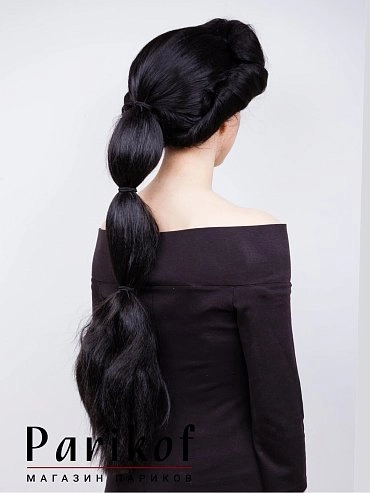 Парик из термоволокна Jasmine Princess black купить в Москве фото 3
