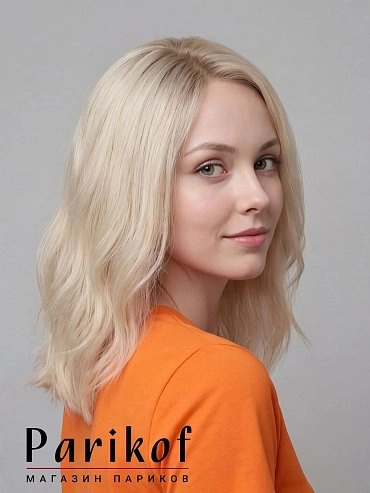 Натуральный парик HH Linea mono T4.pearlblond купить в Москве фото 2