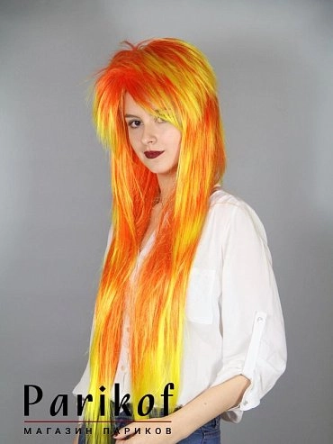 Парик из канекалона F168+35 REDTOP.YELLOW купить в Москве фото 3