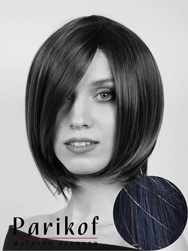 Парик из термоволокна Caramel black blue купить в Москве фото 1