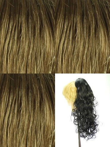 Шиньон из термоволокна H7457 brown blond купить в Москве фото 1