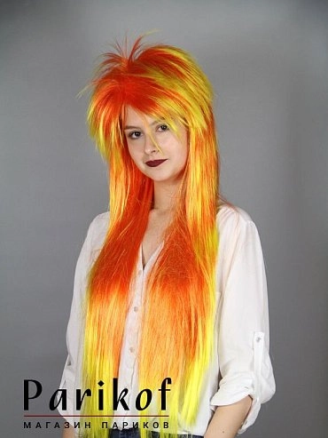 Парик из канекалона F168+35 REDTOP.YELLOW купить в Москве фото 1