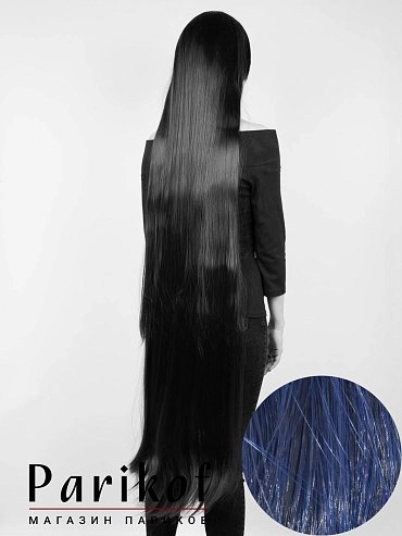 Парик из термоволокна Solong dark blue купить в Москве фото 2
