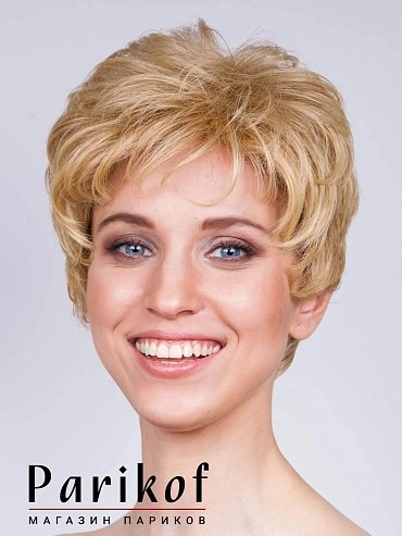 Парик из термоволокна Jennifer gold blond купить в Москве фото 1