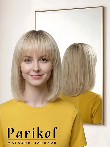 Натуральный парик HH Shelby mono T3.lightblond купить в Москве фото 6