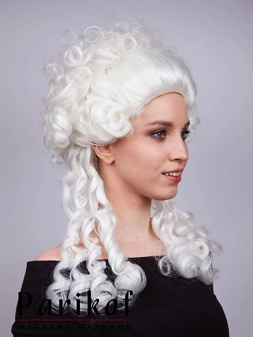 Парик из термоволокна Elizaveta termo white купить в Москве фото 2
