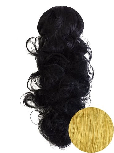Шиньон из термоволокна H7373 gold blond купить в Москве фото 1