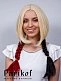 Парик из термоволокна Harley Quinn black-red 613 купить в Москве