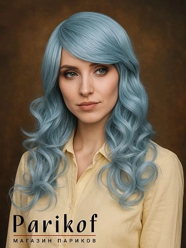 Парик из термоволокна Aura L.blue купить в Москве - Parikof фото 1