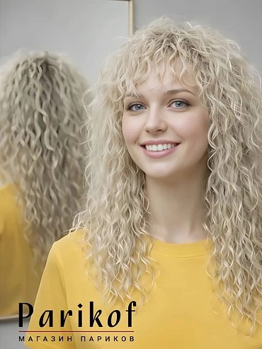 Парик из термоволокна Kasandra termo t6.blond mix купить в Москве фото 7