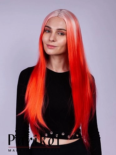 Парик из термоволокна Radish-S white.red купить в Москве фото 1