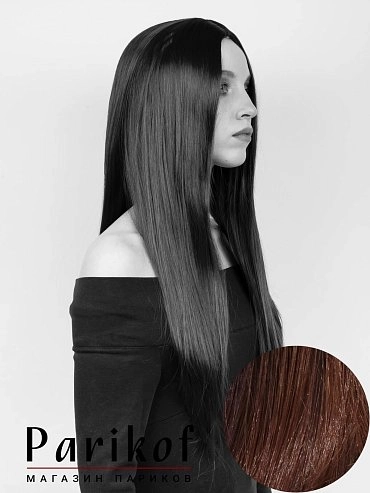 Парик из термоволокна Split dark brown купить в Москве фото 2