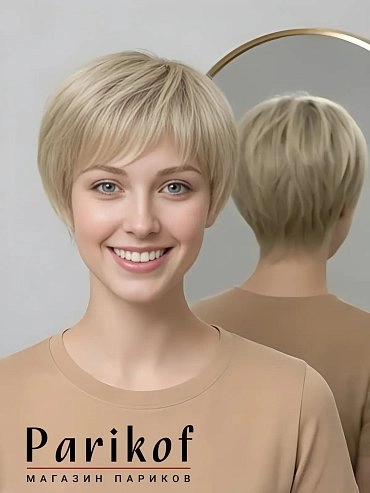 Натуральный парик HH Ivette mono T3.lightblond купить в Москве фото 6