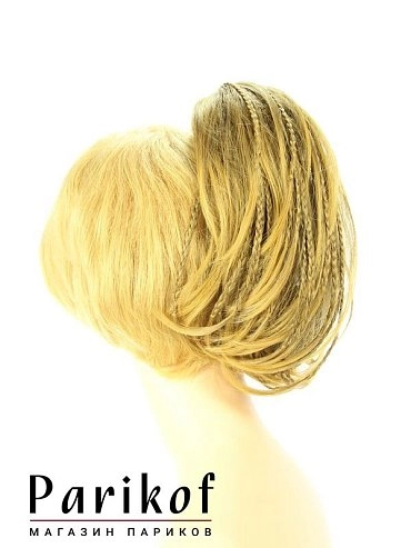 Шиньон из термоволокна H7927 brown blond купить в Москве фото 2