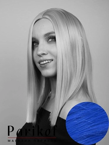 Парик из термоволокна Glitter blue купить в Москве - Parikof фото 2