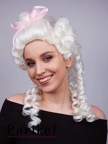 Парик из канекалона F-507+20-180 white купить в Москве фото 1