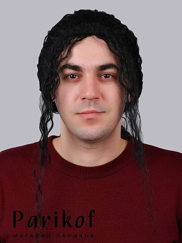 Парик из канекалона Michael Jackson 1 купить в Москве фото 1