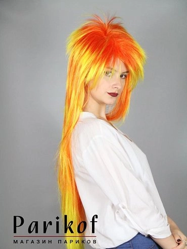Парик из канекалона F168+35 REDTOP.YELLOW купить в Москве фото 2