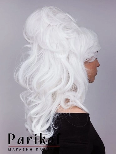 Парик из термоволокна Elizabet termo white купить в Москве фото 3