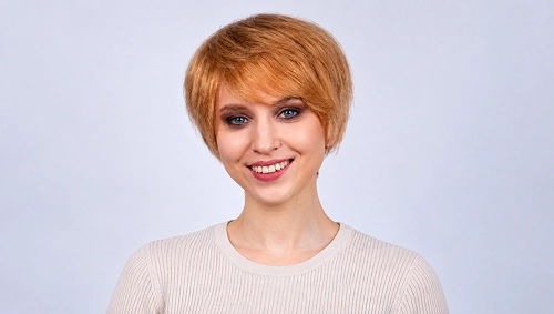 Выберите форму русой причёски, которая вам близка