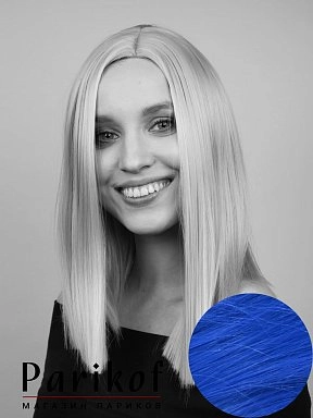 Парик Glitter blue