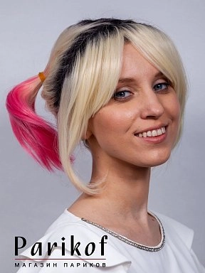 Парик Harley Quinn blue-pink 1.613